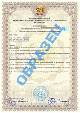Приложение 1 Селятино Сертификат ГОСТ РВ 0015-002